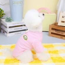 PETSIN 宠物春季新款狗狗服装 动物用品 宠物服装 狗狗背心 猫咪T恤 泰迪熊套装 小型动物服装 休闲酷炫背心 狗狗服装 猫咪服装 春夏两季新款背心 - 彩色 - 查看 17