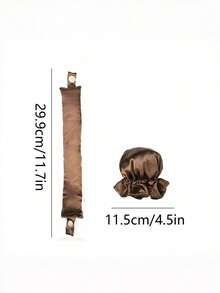 Bộ lô uốn tóc không nhiệt Satin Finish kèm mũ trùm tóc 2 4 6 chiếc, tiện dụng khi ngủ, mang theo du lịch, nghỉ lễ, chuẩn bị cho năm học mới, phù hợp với mọi loại tóc, tóc dài ngắn, tóc xoăn, phụ kiện làm tóc cho nữ. - màu nâu - Xem 11
