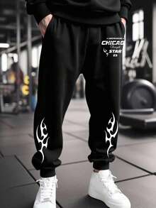 GymBeat Men Sports Pants - Black - View 4