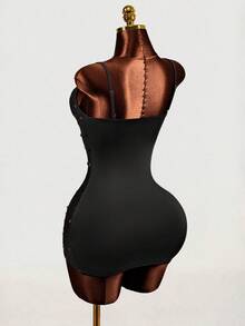 Mistrie Đầm mini ôm sát gợi cảm dành cho nữ, chất liệu dệt kim khoét rỗng, phối nhiều mảnh, thích hợp cho mùa hè. - Nhiều màu - Xem 2