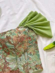 Women Two-Piece Outfits - Green - View 4