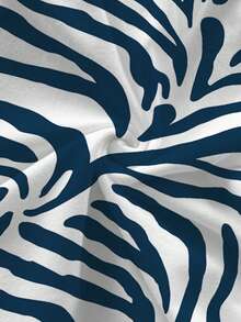 Soleia 女士纯色抹胸上衣和印花短裤两件套休闲套装 - 彩色 - 查看 3