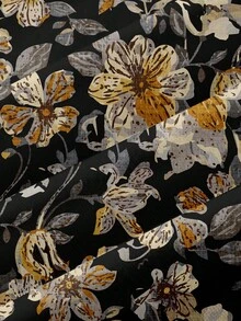 SHEIN LUNE Áo tank top cổ yếm cho nữ, họa tiết hoa vintage giản dị, thích hợp cho mùa xuân và mùa hè. - Nhiều màu - Xem 7