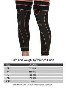1pc Striped Pattern Knee Pad Gym - Orange - View 5