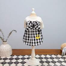 PETSIN Dog Clothing, Cat Clothing, Animal Skirts, Pet Spring/Summer New Collection, Puppy Dress, Princess Versatile Dress, Printed Stripes, Small Animal Clothing, Cool Sunscreen - Multicolor - View 7