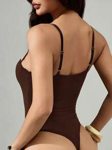 SHEIN PETITE Quần tất ren màu đen gợi cảm kiểu cổ điển dành cho nữ, thích hợp dự tiệc và đi chơi. - Cà phê nâu - Xem 2