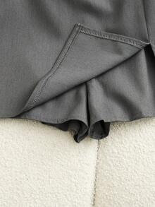 Franclia 女士两件套服装 - 灰色 - 查看 6