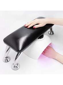 Reposabrazos de uñas ajustable en forma de U, de piel sintética blanca, soporte ergonómico para manos de técnico de uñas para salón profesional de manicura y pedicura, reposabrazos portátil para arte de uñas con gel, acrílicos y extensiones de uñas, base antideslizante, fácil de limpiar, altura y ángulo ajustables, regalo perfecto - Multicolor - Ver 11