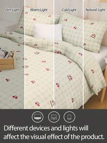 Joivida 2/3 Pieces100% Polyester Bedding (Duvet Cover + 1/2 Pillowcases, No Comforter Included), All-Season Modern Polyester Bedding Collection - Multicolor - View 6