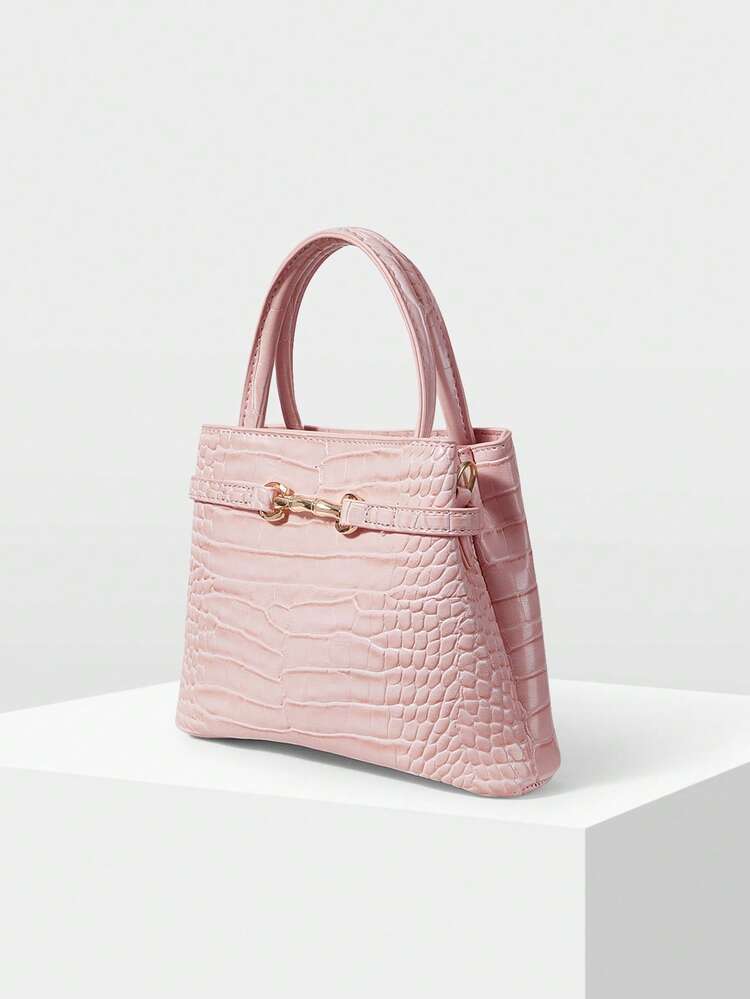 FASHION ALLIGATOR PATTERN HANDBAG