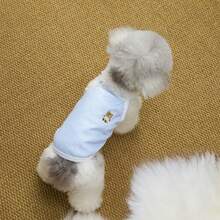 PETSIN Quần áo thú cưng mùa xuân mới, đồ dùng cho thú cưng, quần áo cho thú cưng, áo ba lỗ cho chó, áo thun cho mèo, trang phục cho gấu bông, trang phục cho động vật nhỏ, áo ba lỗ thường ngày mát mẻ, quần áo cho chó, quần áo cho mèo, áo ba lỗ hai mùa xuân hè mới. - Nhiều màu - Xem 26