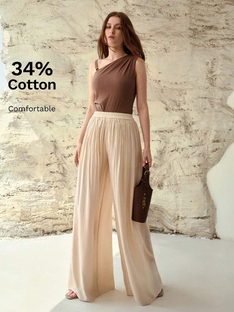 COTTON STRAP DECORATED TANK TOP, SPRING/SUMMER