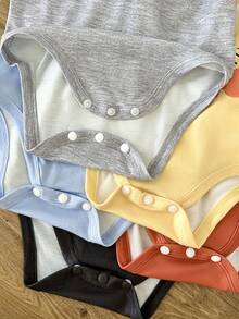 LMoss Kids 5件套男婴针织可爱动物图案休闲连体衣套装 - 彩色 - 查看 4