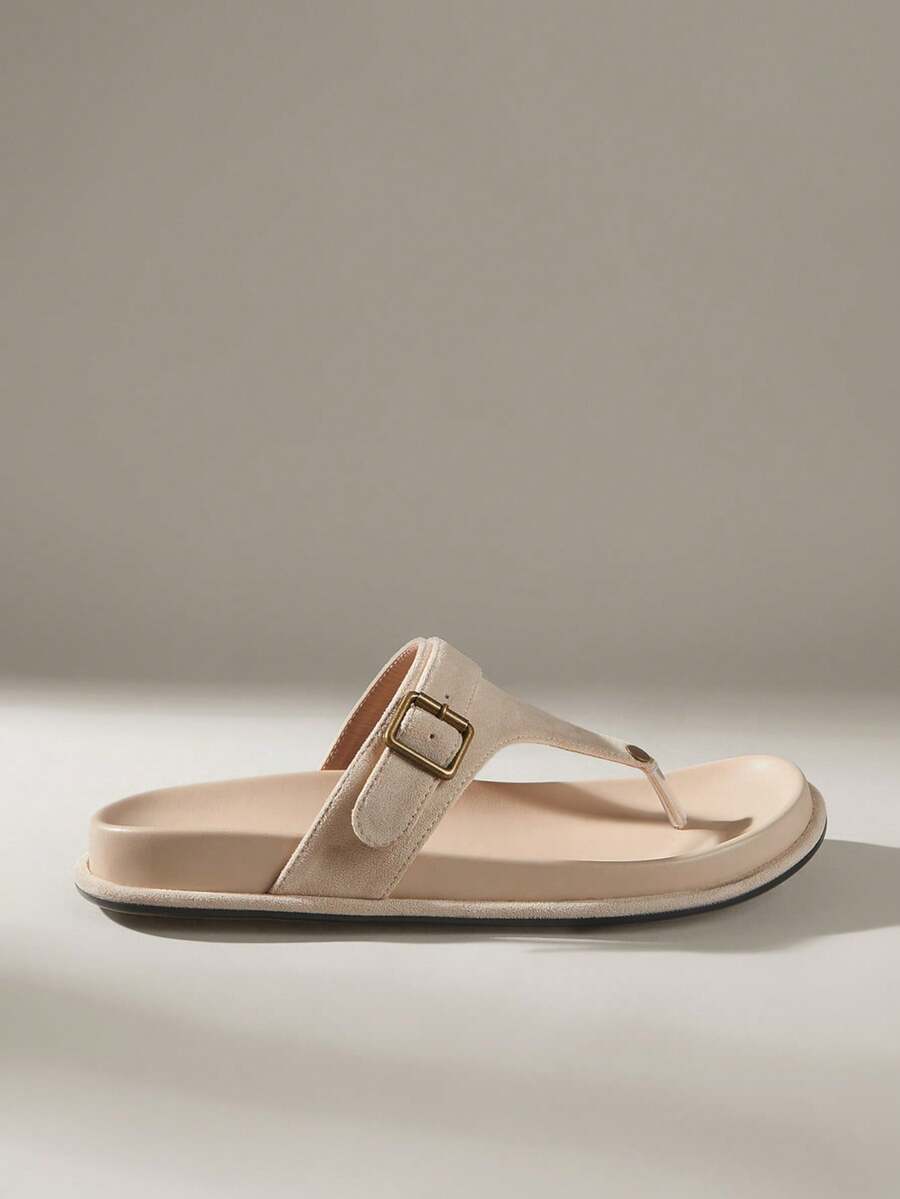 Solecia Ladies Commuter Fashion Versatile Daily Travel Casual Sandals Summer Shoes - Off-white - View 1