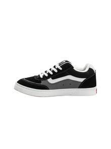 Vans Men's Casual Athletic Shoes Durable Classic Retro Shopping Daily Weekend Black VN000D45-BA2 - Black and White - View 5