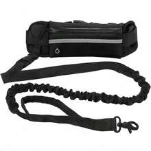 1pc IDestry Hands Free Dog Leash For Running Walking Reflective Leash With Waist Bag Retractable Elastic Belt Dog Traction Rope Pet Products Sports Belt Traction Rope - Multicolor - View 8