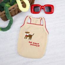 PETSIN Quần áo thú cưng mùa xuân mới, đồ dùng cho thú cưng, quần áo cho thú cưng, áo ba lỗ cho chó, áo thun cho mèo, trang phục cho gấu bông, trang phục cho động vật nhỏ, áo ba lỗ thường ngày mát mẻ, quần áo cho chó, quần áo cho mèo, áo ba lỗ hai mùa xuân hè mới. - Nhiều màu - Xem 27