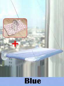 1PC Cat Hammock Hanging Type Cat Bed Window Side Pet Bed Cat Small Dog Window Side Seat Fixing Device Load-Bearing 5kg Pet Accessories - Multicolor - View 9