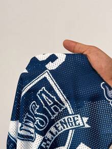 SHEIN BamGlam 女士性感字母图案吊带上衣和迷你裙套装，夏季街头服饰 - 彩色 - 查看 11