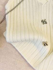 Qadelle Elegant Sleeveless Knit Top, New Arrival Spring/Summer For Women - Apricot - View 5