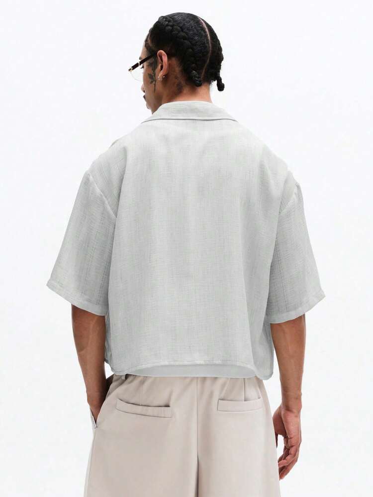 Short Sleeve Button Down Shirt With Pocket