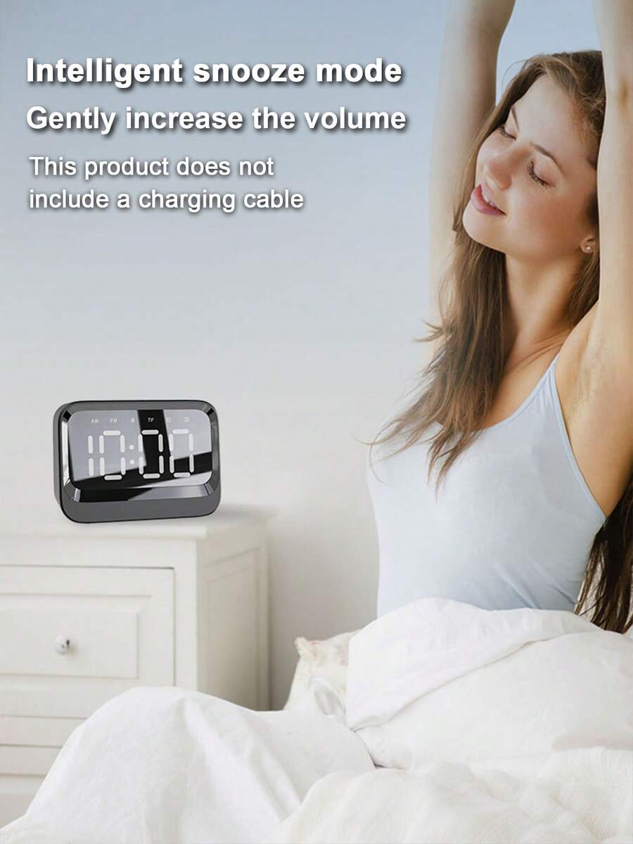 Teckwe 多功能时钟兼无线音箱，随时随地沉浸于音乐世界，尽享愉悦。内置1200mAh 3.7V电池