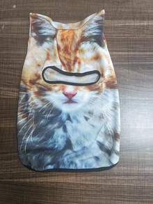 1 chiếc mặt nạ trùm đầu trượt tuyết hình mèo có tai. - Nhiều màu - Xem 10