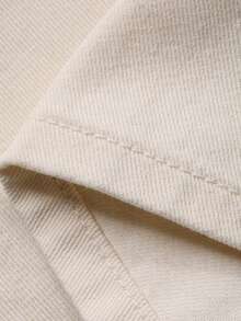 DAZY 女士纯棉V领吊带背心和休闲牛仔裤套装，适合度假、派对和夏季穿着 - 杏色 - 查看 8