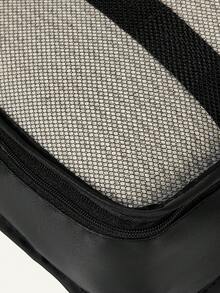 7pcs Travel Packing Bags, Large Capacity Multi-Function Zipper Storage Bags, Hand-Held Travel Bag, Storage Bag, Mesh Bag, Shoe Bag, Bottle Sleeve, Drawstring Bag, General Bag, Luggage Bag, Underwear Storage Bag, Hospital Bag, Shirts, Underwear, Clothes,Easy To Pack, Business Trip, Travel For Holiday - Black - View 14
