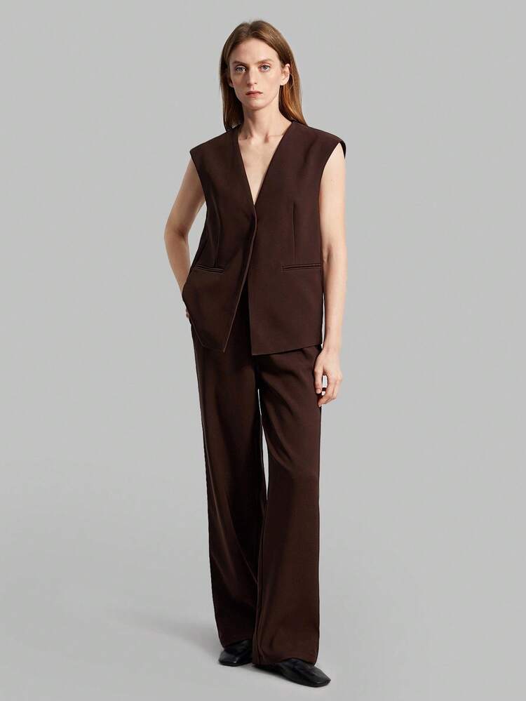 Women's Saint John's Day Beach Outfit, Holiday Outfit, Country Style Country Music Festival Vest And Pants Suit