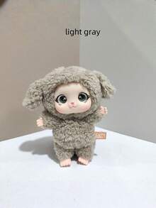 1PC Mini Vinyl Not Plush Filled Soft Keychain Rabbit Design Bunny Pendant For Easter Gift Party Decoration Cute Kawaii Fashion Accessory - Multicolor - View 14