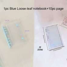A6 Sticker Book: A Portable, Transparent Ring Binder For Organizing Stickers. Can Be Used As A Transparent Sticker Book, Sticker Album, Photo Storage Pouch, Photo Album, Budget Planner, Diary, Notebook, Or Office Supply Organizer. - Multicolor - View 13
