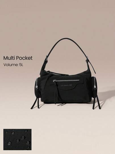 GLOWMODE 5升小型SunChaser防水多隔层外置拉链单肩包，适合夏季度假、户外活动和日常休闲穿着