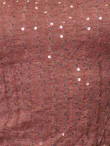 MUSERA Áo dệt kim ôm sát cổ tròn đính sequin, gợi cảm, dễ thương, thích hợp cho mùa hè, kỳ nghỉ, đi chơi, phong cách Ibiza, thanh lịch, hoàng hôn, có dây buộc. - Bụi hồng - Xem 6