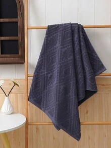 1 Handuk Terbuat Dari Katun Murni, Handuk Mandi Lembut Dan Menyerap, Lembut Dan Ramah Kulit. Sangat Cocok Untuk Kamar Mandi, Hotel, Pusat Kebugaran, Dan Perjalanan - Dark Grey - View 6