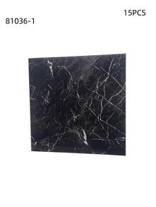 15 /30 PCS Peel And Stick Marble Vinyl Floor Tile Waterproof Self Adhesive Flooring For Wall Thick Durable PVC Wallpaper Anti Slip Easy To Clean For Kitchen Bathroom Living Room Office Home Decor Removable Renter Friendly - multicolor - View 26