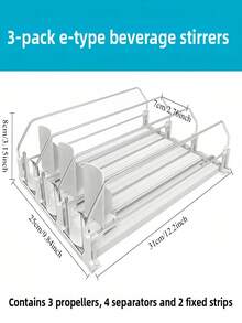 1-4PCS Beverage Can Dispenser Refrigerator Bottle Can Organizer With Upgraded Dual Layer Shelves Positioning Clips Kitchen Storage Closet Organization Desktop Storage Home Organizer - Multicolor - View 8