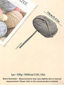 1PC Cloth Line Hand-Woven Diy Bag Toy Shoes Carpet Storage Basket Line - Light gray - View 2