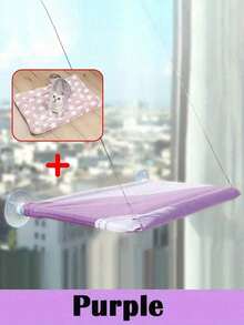 1PC Cat Hammock Hanging Type Cat Bed Window Side Pet Bed Cat Small Dog Window Side Seat Fixing Device Load-Bearing 5kg Pet Accessories - Multicolor - View 10