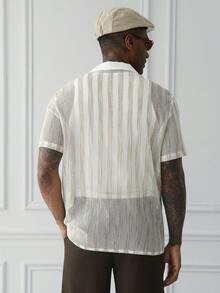 HUEFORM Áo sơ mi nam dệt họa tiết, thích hợp làm quà tặng Ngày của Mẹ, hoặc quà tặng World Cup. - Màu be - Xem 2