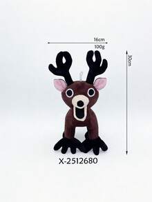 Peluche oficial de alce del juego de terror "99 Nights" - Adorable y espeluznante, mercancía coleccionable para fans y gamers, regalo único para él, regalo de Navidad y cumpleaños para adultos - Multicolor - Ver 10