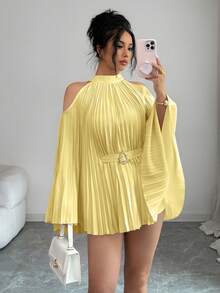 Women Blouses & Shirts - 黃色 - 查看 6
