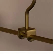 5/10/20 Pieces Of High Manganese Steel Pants Rack, Household Pants Clip, Pants Rack Hanger, Aluminum Alloy Pants Hanger, Suitable For Wardrobe Drying Clip, Windproof And Rust Proof - Gold - View 6