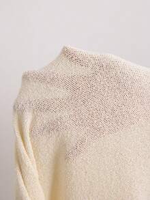 Freevana 2026春夏大码时尚度假针织衫 - 米色 - 查看 8