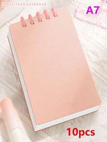 10本A7活页笔记本，迷你笔记本，外观精美，口袋笔记本，小巧便携 - A7 - 查看 11