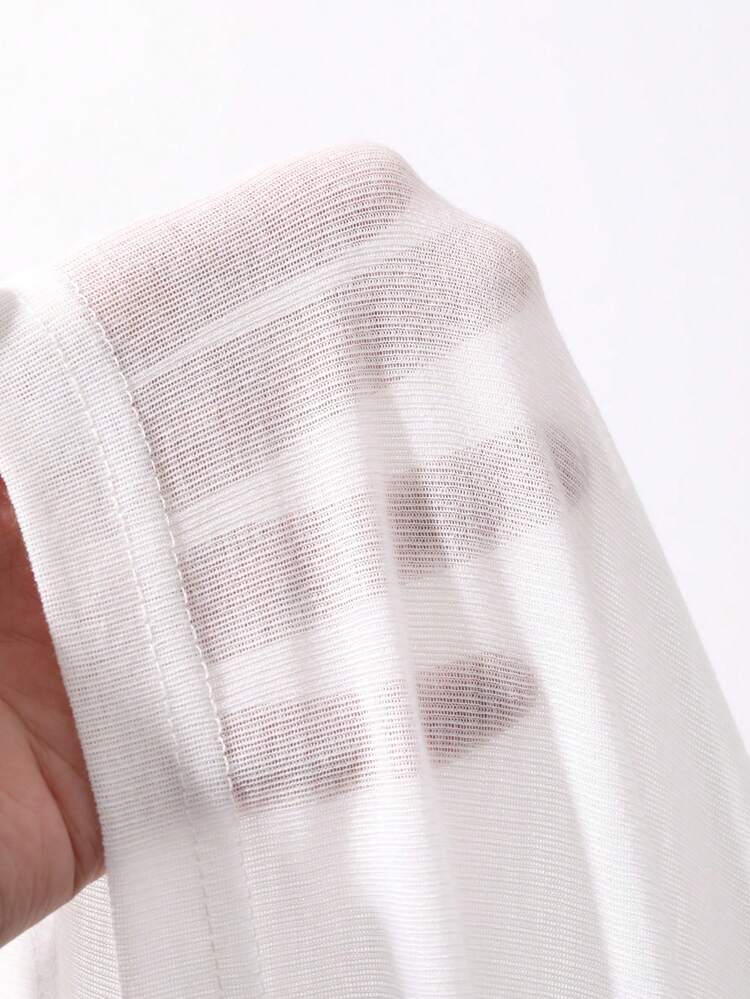 Dazy Plus Cutout Shoulder Hem Slit Plus Size Loose Batwing Tunic Top, Vacation Style, Plus Size Women, White, Spring/Summer