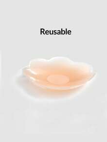 8pcs Reusable D-Shape Silicone Stretch Lids - Baby Pink - View 6