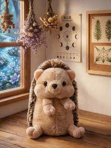 刺猬毛绒钥匙扣 - 柔软的填充动物吊坠，可爱的刺猬装饰品，适合生日派对礼物、万圣节礼物、圣诞节礼物、背包挂饰 - 彩色 - 查看 10