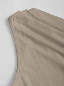 Sweetra Conjunto de blusa casual elegante, ligera y cómoda con volantes asimétricos en el hombro para mujer, ideal para primavera - Multicolor - Ver 7