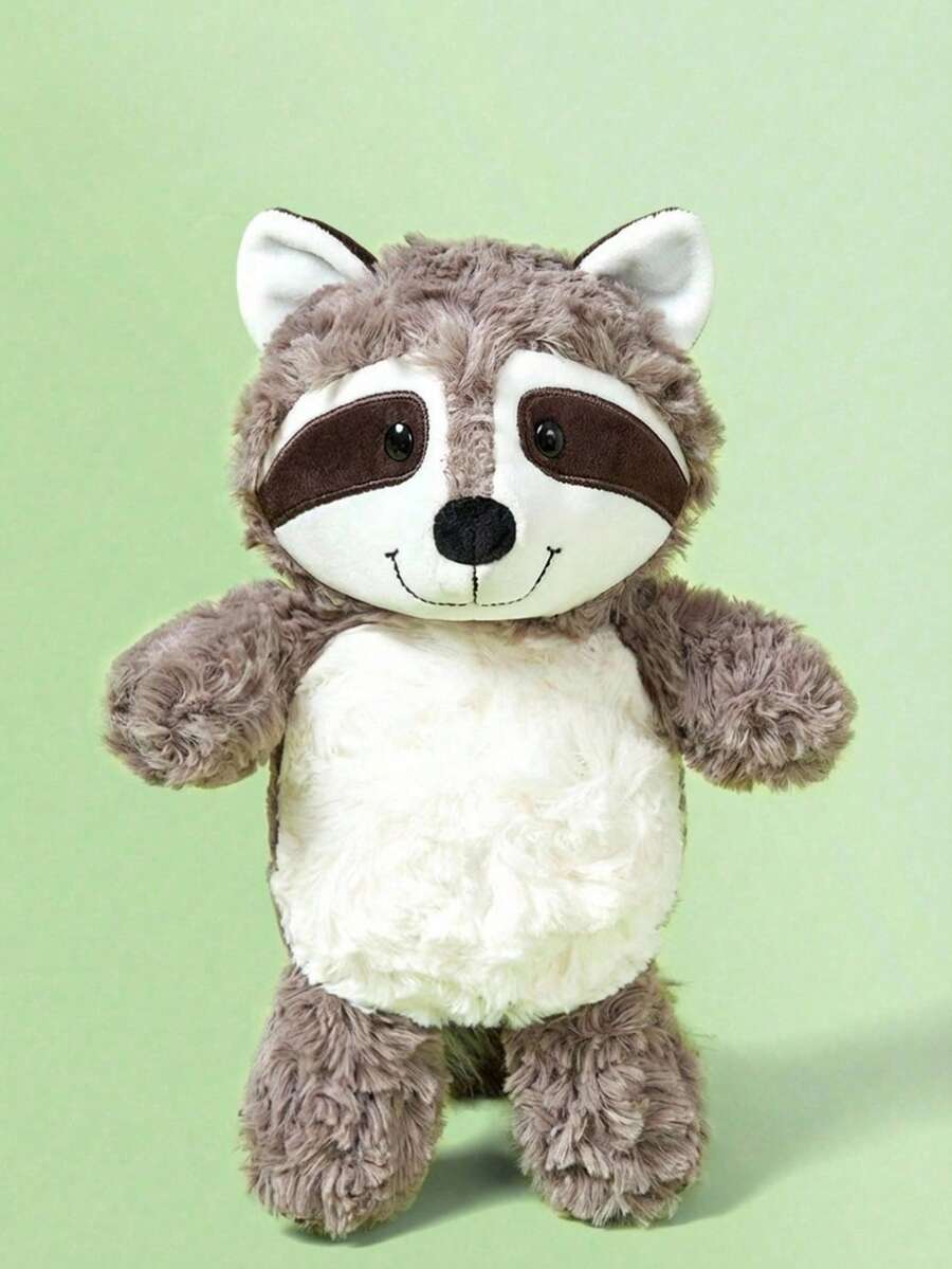 POKOJA LAND 25 厘米/9.8 英寸可爱浣熊毛绒动物小浣熊毛绒玩具灰色浣熊毛绒玩具柔软林地浣熊毛绒动物玩偶适合婴儿儿童孩子女孩男孩孩子生日节日装饰家居、圣诞礼物的完美礼物。 - 彩色 - 查看 1